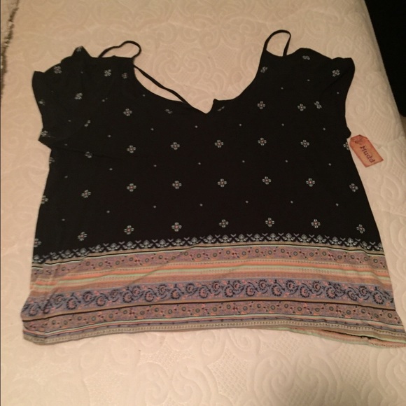 Boho cropped top