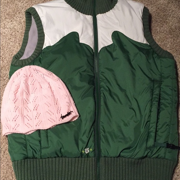 Brand new Burton Vest and hat