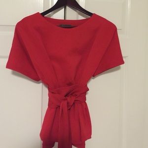 Gorgeous red designer Top.