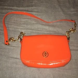 Tory Burch Orange Chain Crossbody -Robinson
