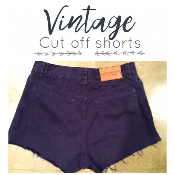 Vintage Ralph Lauren high waisted cutoff shorts - Picture 3 of 4