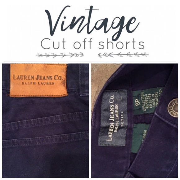 Vintage Ralph Lauren high waisted cutoff shorts - Picture 4 of 4