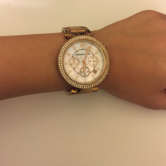 Michael Kors Rose Gold Parker Watch
