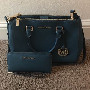 Michael Kors satchel and wallet new!!