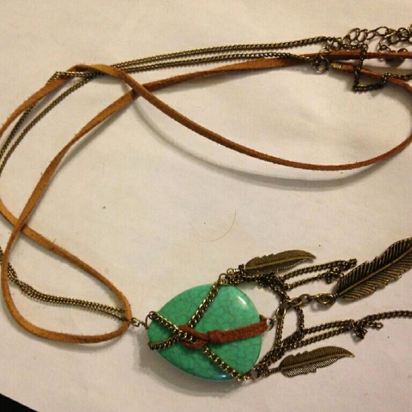 Indian native american inspired necklace - Picture 3 of 3