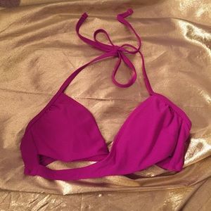 purple wrap bikini top WITH bottoms