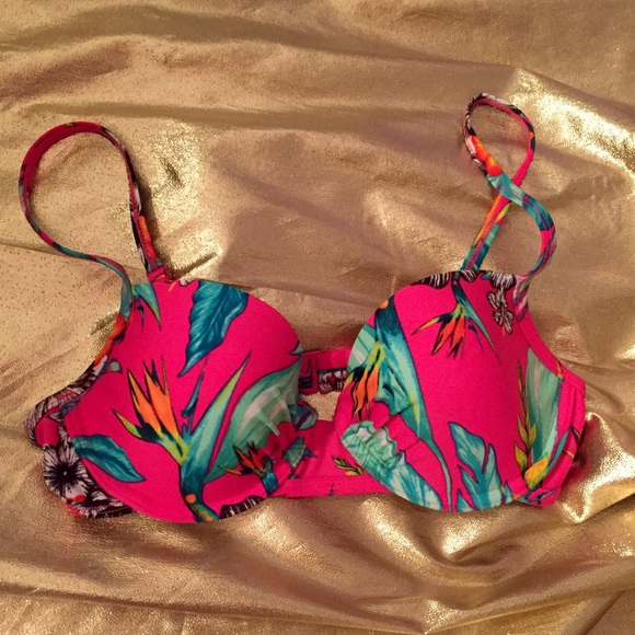 bright multicolor bikini top - Picture 1 of 1