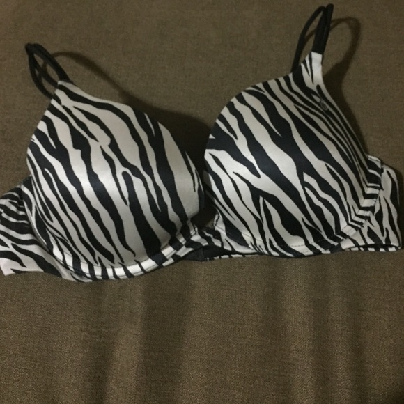 VS very sexy zebra print push up bra