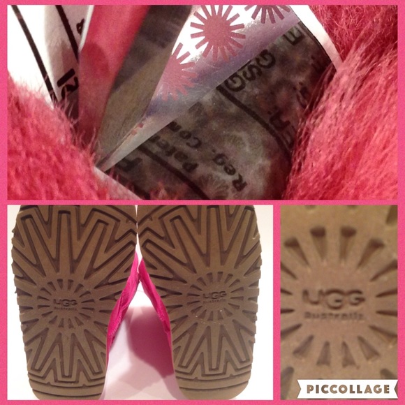 UGG Hot Pink Bailey Boots-Sz 6 - Picture 4 of 4