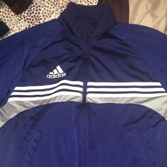Blue adidas jacket