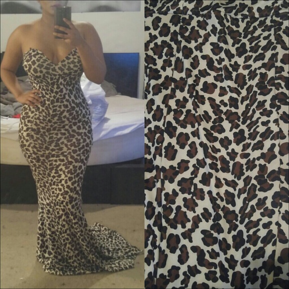 Mermaid train dress