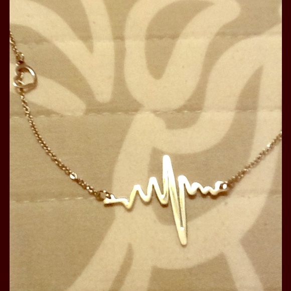 Heart Beat Silver Necklace