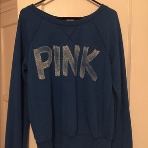 Pink off the shoulder sweater