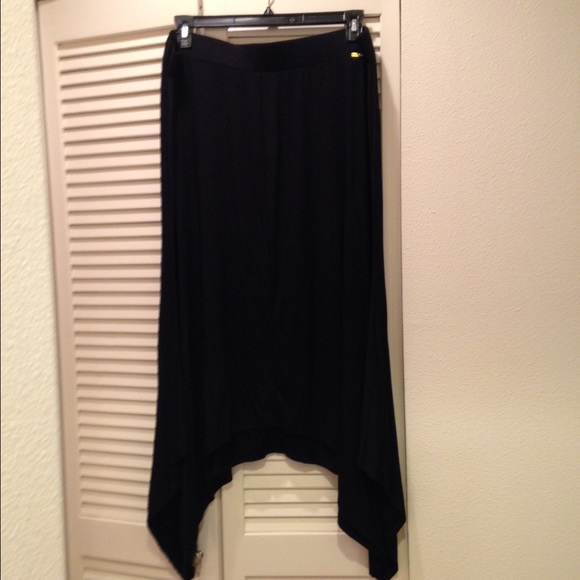 Calvin Klein skirt 2x plus black solid
