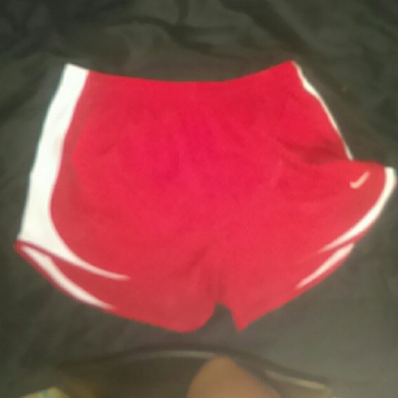 Red Nike Dri-Fit Shorts