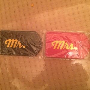 Me &Mrs luggage tags