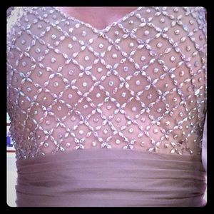 Prom dress with Swarovski crystals. Worn once.