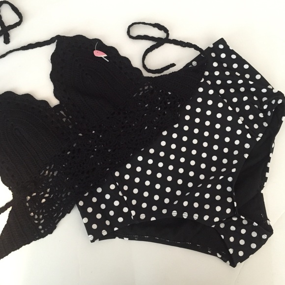 (BOTTOMS ONLY) High Waist Bottoms - Picture 3 of 3