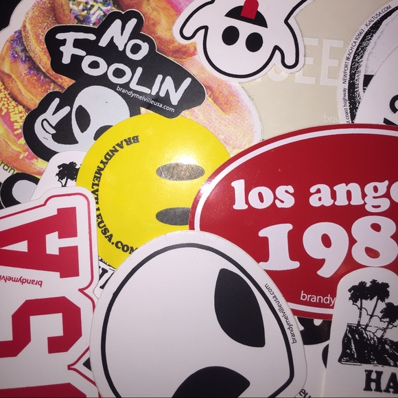 Brandy Melville Other - 20RANDOM BRANDY MELVILLE STICKERS !!!