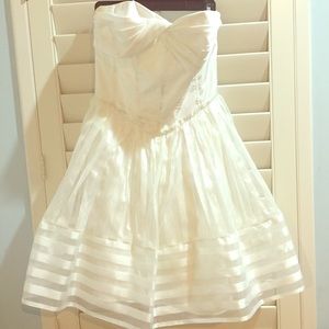 Betsey Johnson never worn strapless dress