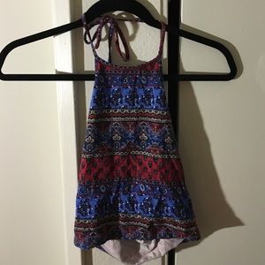 Boho halter top