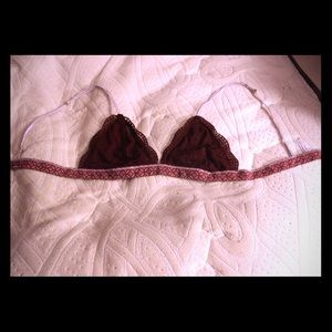 Red lace Urban Outfitters bralette