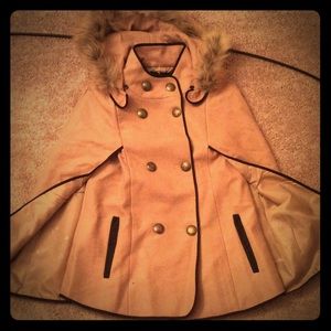 Faux Fur Winter Cape