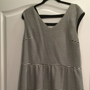 Black & White Striped Dress
