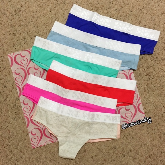 SOLD Victoria's Secret PINK Logo Cheekster Panties - Picture 2 of 2