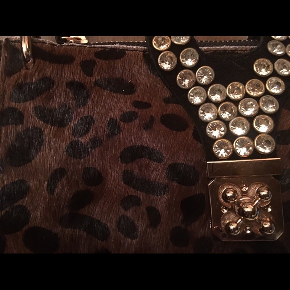 Cowhide leather clutch. New. - Picture 2 of 4