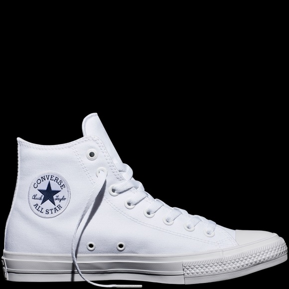 ALL WHITE CONVERSE CHUCK ALLSTAR II