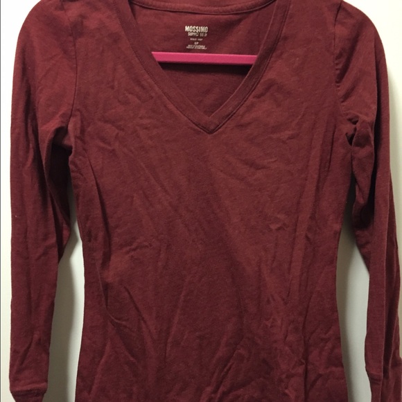 *NEW* long sleeve red shirt by Mossimo