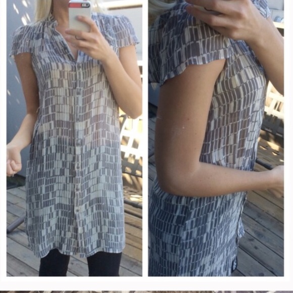 Banana Republic blouse dress