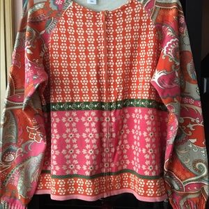 Coldwater creek artsy  100% cotton cardigan