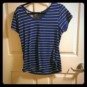 T shirt with lace on the back