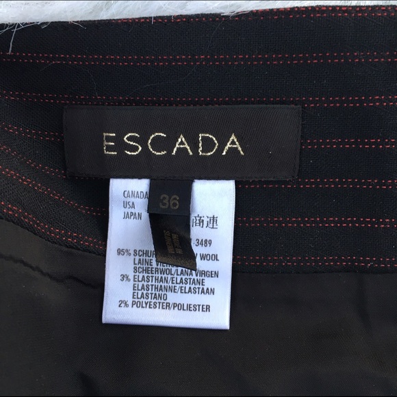 🔴Sold in bundle| Escada wide leg pinstripe pants - Picture 4 of 4