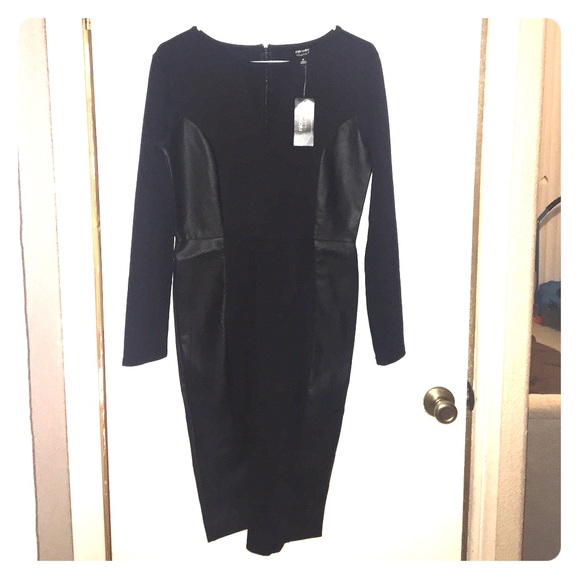 Nicole Miller Black Hourglass dress