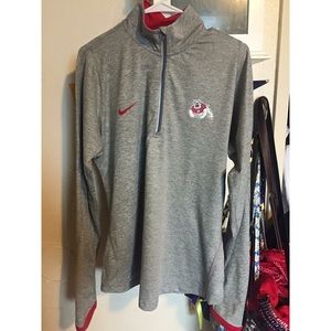 Girls Fresno state fleece sweater Nike dri- fit