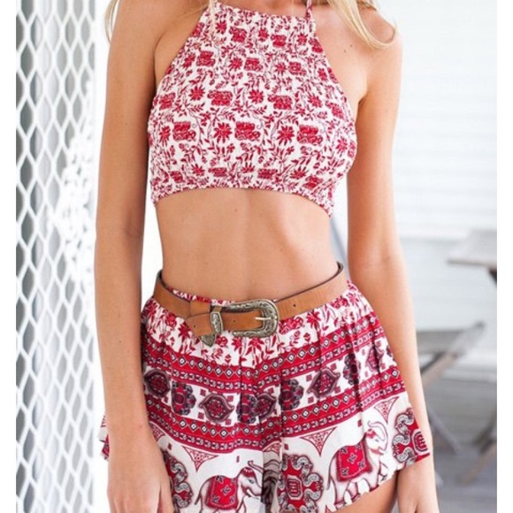 Printed out fit twin set - Picture 1 of 1