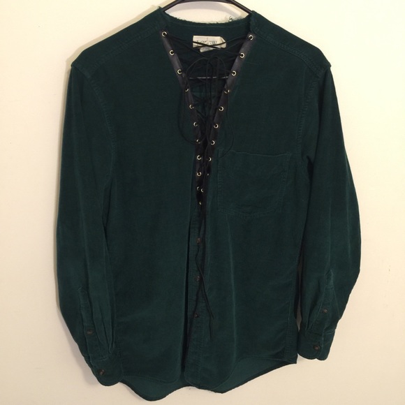 🚫Sold🚫Vintage Lace Up Flannel🌵 - Picture 4 of 4