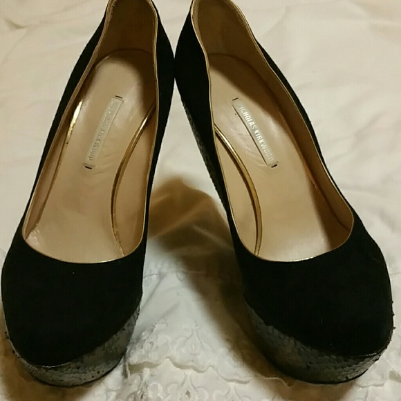 Nicholas Kirkwood Python Wedges - Picture 2 of 3