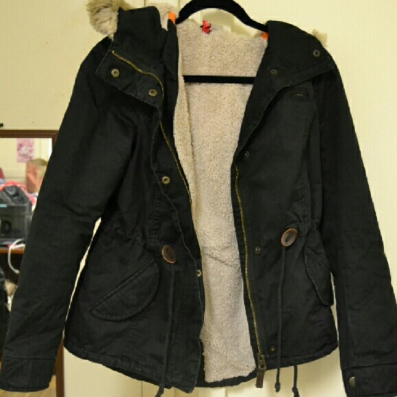 !bogo! Fur hood Black H&m Jacket