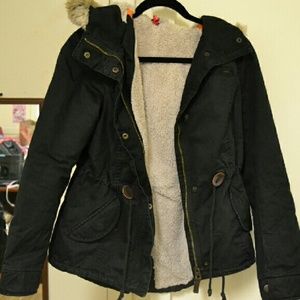 !bogo! Fur hood Black H&m Jacket
