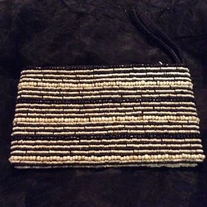 Beaded bag with wristlets