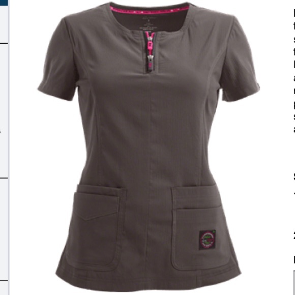 🎉SALE! Koi Lite Grey Scrub Top