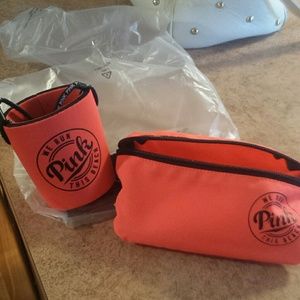 Ladies fanny pack with koozie