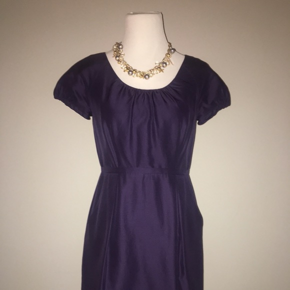 JCrew eggplant dress