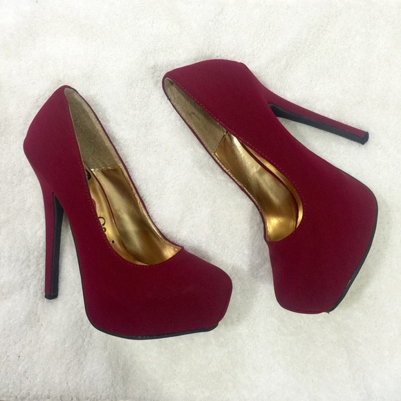 Burgundy Pumps