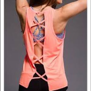 Onzie Criss-Cross Back Yoga Tank Top M/L