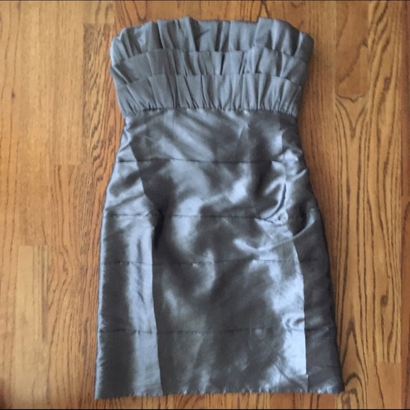 NWT gray cocktail dress size small - Picture 1 of 3